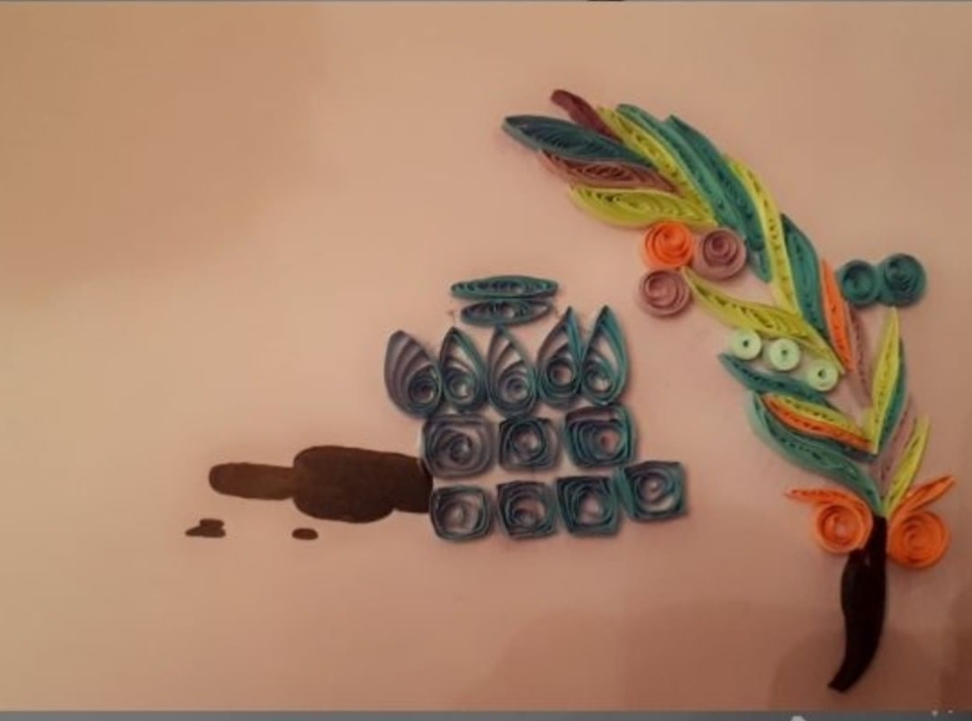 Quilling paintaings